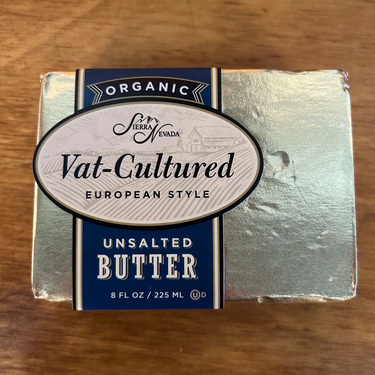 Sierra Nevada Organic Pasture Raised Vat-Cultured Butter