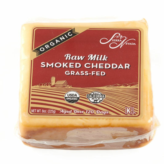 Sierra Nevada Organic Raw Milk Smoked Cheddar