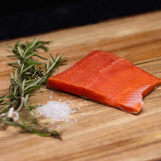 Wild Alaskan Sockeye Salmon, Fillet Portions